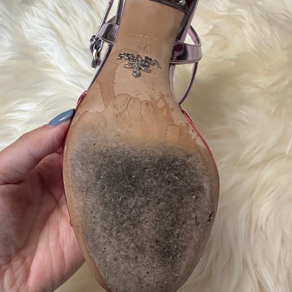 Prada PVC slingback sandals - Picture 7 of 11